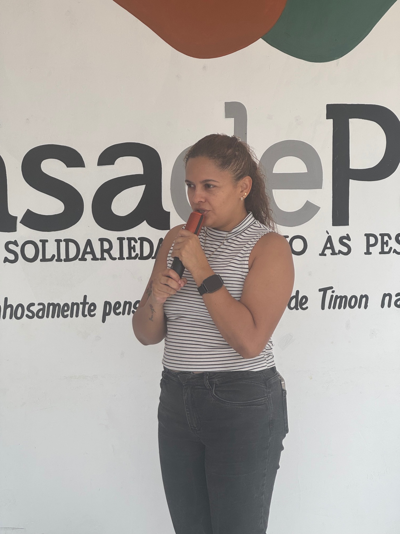 Palavras de acolhimento às assistidas